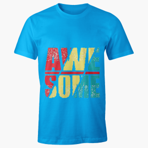 Awesome Printed Short Sleeve T-Shirt – Casual and Comfortable